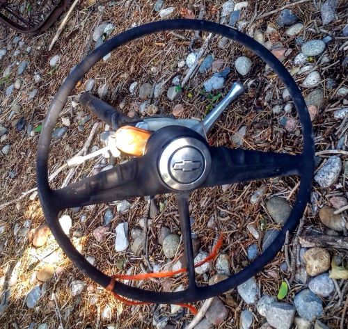 1954 chevrolet truck steering wheel and column ~ 54 chevy ~ restoration parts