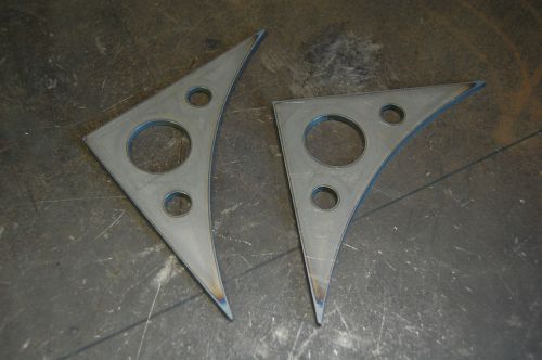 Corner gusset with holes 5&#034; x 5&#034; fabrication hot rod rat kustom off road