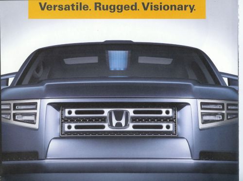 Honda sut sport/utility concept  brochure 2003  ridgeline