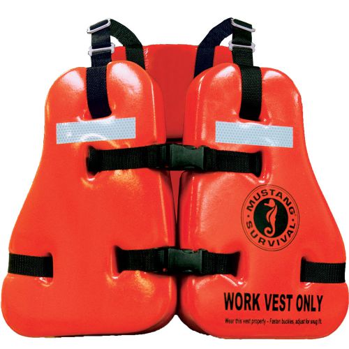 Mustang mv3092 vinyl dip work type v vest