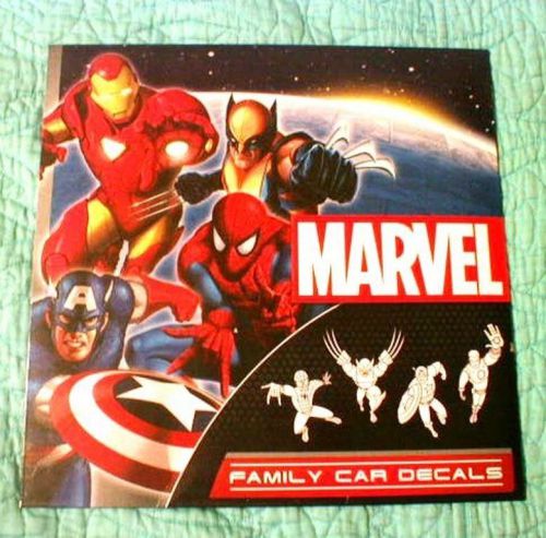 Marvel family car decals **46 decals**spiderman woverine capt america &amp; more