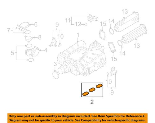 Audi oem 09-16 a6 quattro-engine intake manifold gasket 079129717d