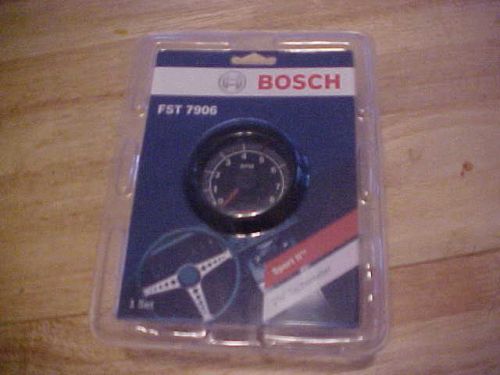 Bosch ( sport 2 )  &#034;black face&#034; tachometer # fst 7906 new!!! tach   sunpro