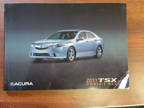 2011 acura tsx owners manual
