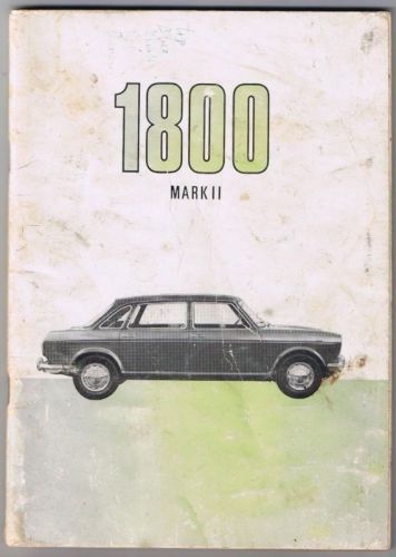 British motor corporation bmc 1800 mark ii handbook 1968