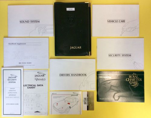 1996 jaguar xjs owners manual full set oem binder rare item item # xj88