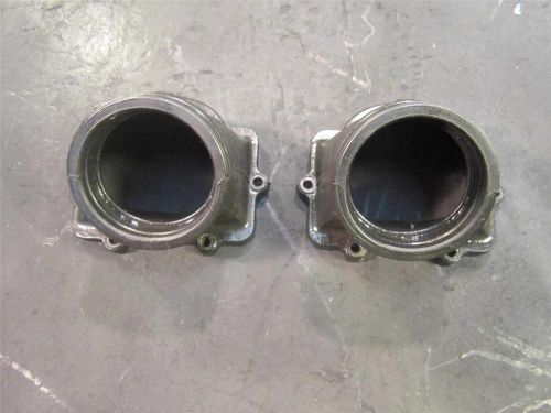 Skidoo ski doo renegade 1000 x left right head intake carb flanges boots used