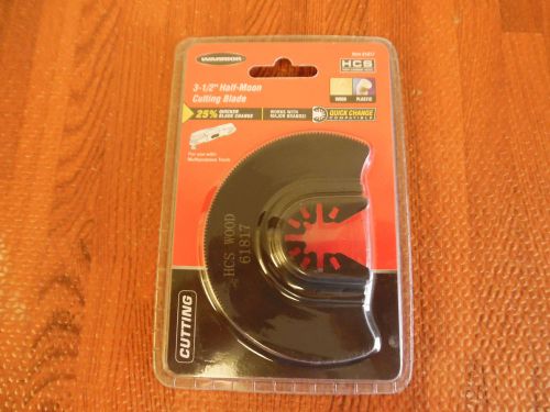 Warrior 61817 high carbon steel 3-1/2&#034; half-moon blade f/ multipurpose tools