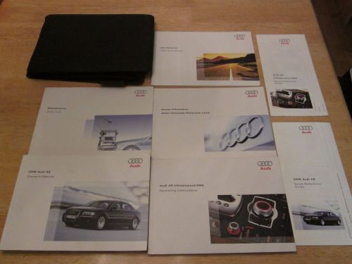 2006 audi a8 owner + mmi navigation manual with case oem owners