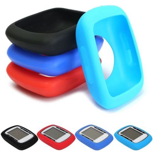 Skin case cover shell sleeve protector gel for garmin edge 500 device black