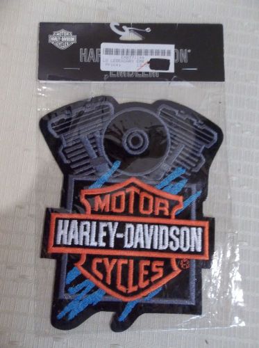 Harley-davidson emblem classic embroidered motorcycle patches biker 7&#034;