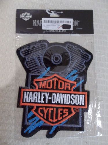 Harley-davidson emblem classic embroidered motorcycle patches biker 7"