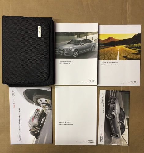 2014 audi a4 | s4 owner&#039;s manual with case