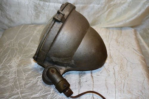 Vtg 8&#034; revere electric mfg aluminum 4a 419/420 spot search light gas station