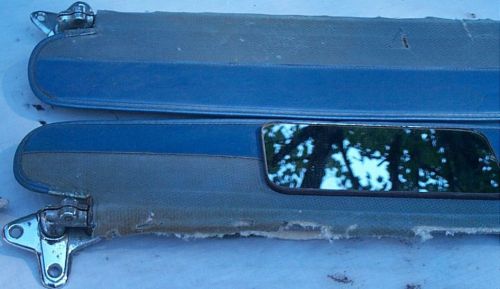 1959 cadillac sun visors with brackets and mirror original parts for restoration