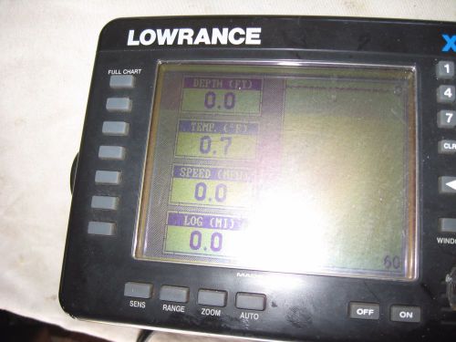Lowrance x17 fish depth sounder