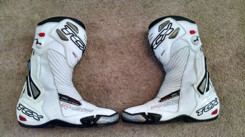 Tcx r-s2 motorcycle race boots size 11 rs2 rs 2