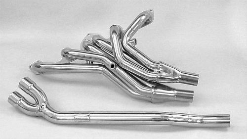 Pacesetter performance 72c1122 headers full-l steel silver ceramic coated 2.8l k