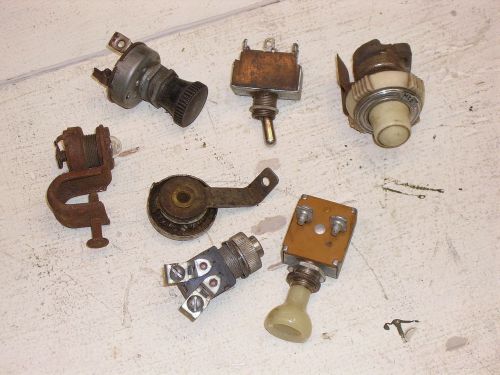 1930s-40s chrysler/dodge/buick/cad etc.  dash switches (6) #2.