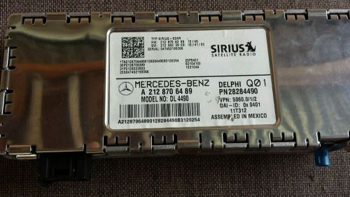 Oem mercedes benz sirius satelllite module receiver a 212 870 64 89