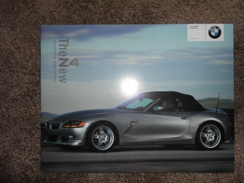2002 bmw z4 raodster coupe e85 accessories dealer sales brochure catalog oem 02