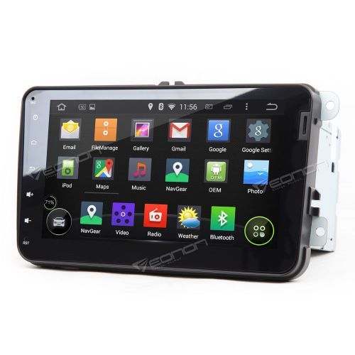 Android 4.4 8&#034;u car dvd radio stereo player volkswagen vw bluetooth wifi 3g gps