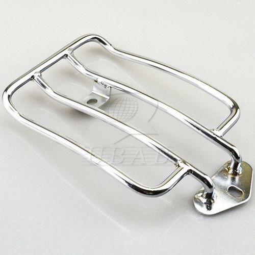 Solo seat luggage rack for harley sportster xl883 xl1200 883 2004-2015 chrome