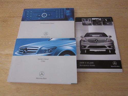 2008 mercedes c230 c300 c350 owner + navigation manual oem owners c class