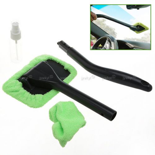 Windshield wand microfiber cloth cleaning kit for car vehicle