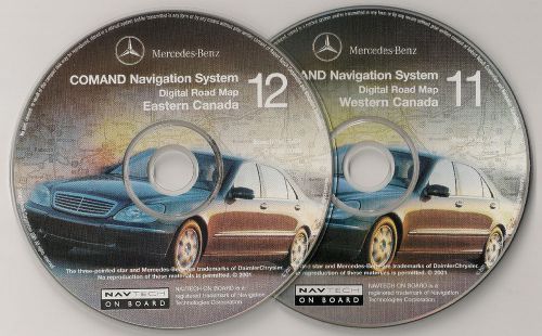 2001 2002 s600 s500 s430 s55 cl600 cl500 cl55 amg navigation cd map cover canada