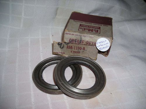 1949-54 fomoco part a9a-1190-a front wheel grease retainer pair