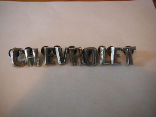 1960 1961 chevrolet impala el camino bel air hood letters free shipping