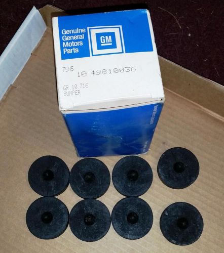 8 qty gm front door window stop bumper 9810036 camaro firebird chevy pontiac oem