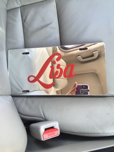 Mirror license plates