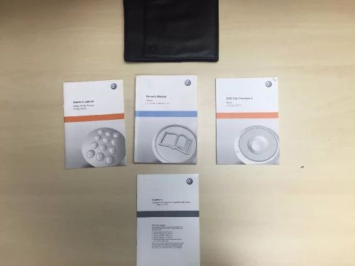 Volkswagen passat 2012 owner manual books with case oem free shipping