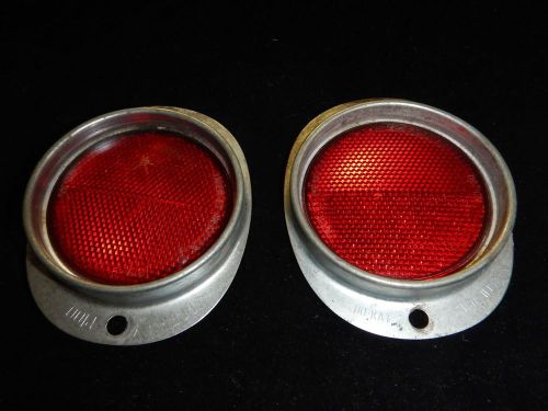 Vintage tiger-ey hexflex reflectors no 100 sae- a 61 truck jeep usa p100 chicago