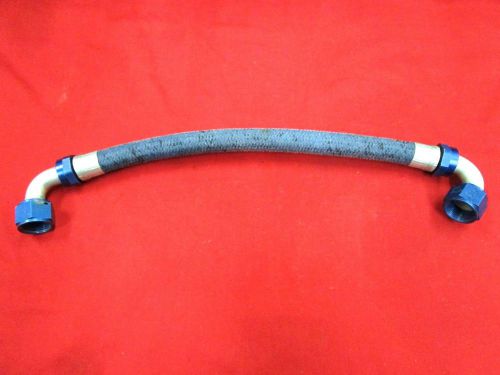 #12 aeroquip startlite blue hose and fittings,18" long