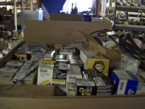Large lot of new napa air, fuel, hydraulic, oil filters &amp; misc parts