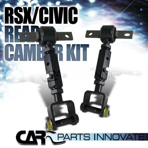 Fit 02-06 acura rsx 2001-05 honda civic rear suspension camber arm rod toe kit