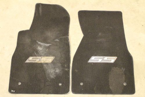 2010-2015 camaro ss ebony black carpet floor mats lloyd mats used