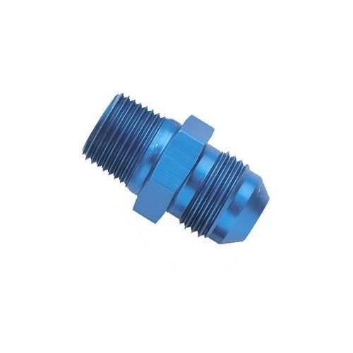 Professional products adapter fitting -8 an male-3/8 in. npt male blue