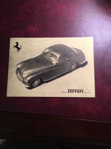 Ferrari original sales brochure m -47 166 inter 2+2 rare