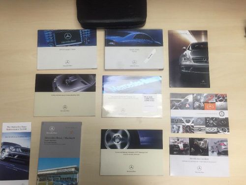 2007 mercedes cls owners manual books with case oem &amp; navigation