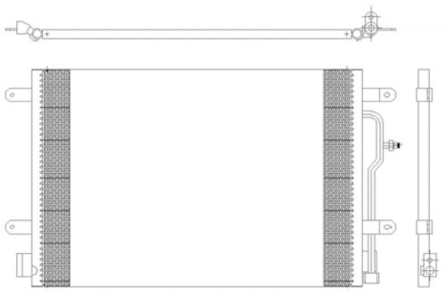 Condenser-ignition valeo 817569 fits 02-03 audi a4 1.8l-l4