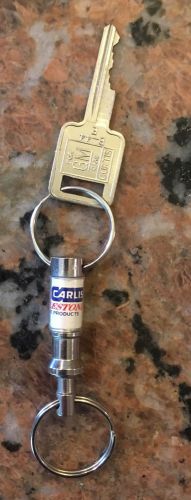 Vintage carlisle brake products keychain with chevy key