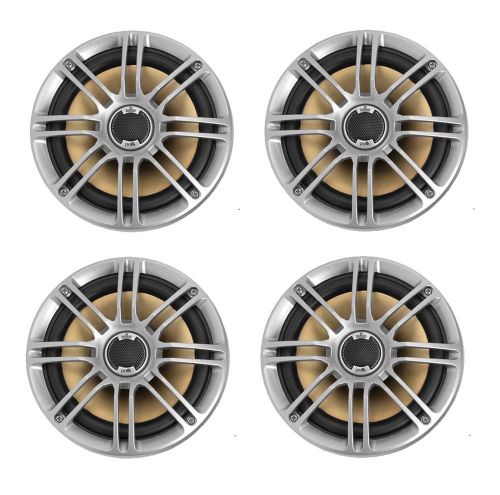 4 polk db651s slim 6.5&#034; 2- way marine boat car audio stereo coaxial speakers
