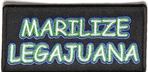 Embroidered motorcycle patch - marilize legajuana patch*