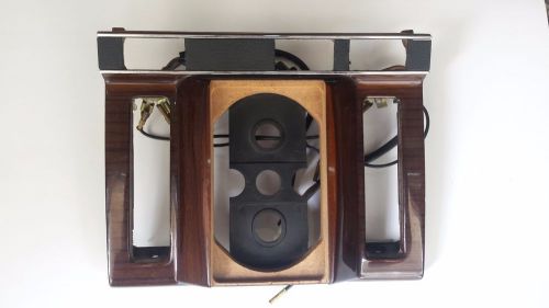 Mercedes w116 center console wood trim for models with a/c