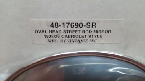 48-17690-sr 1935/36 ford cabriolet inside rear view mirror stainless