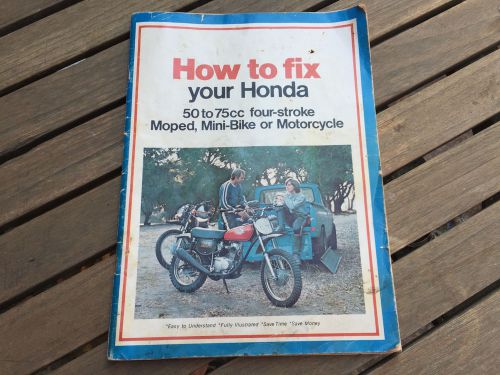 Honda mini trail bike repair manual ct70 xr75  50cc